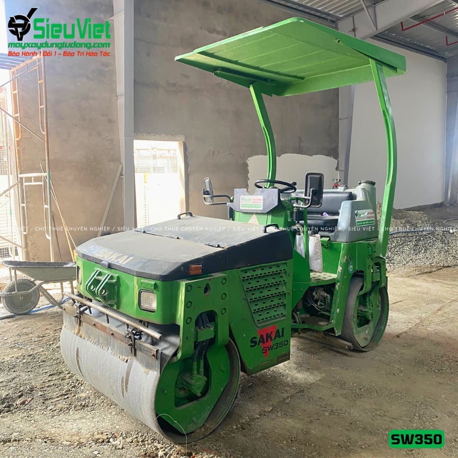 Giao thuê xe lu rung SW350 tại Đồng Nai
