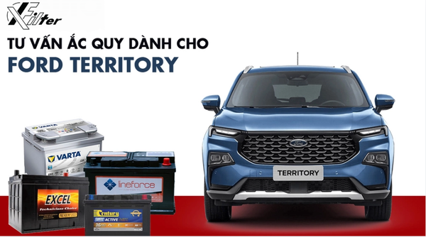 Bình Ắc Quy cho xe Ford Territory (2022 - 2024+)