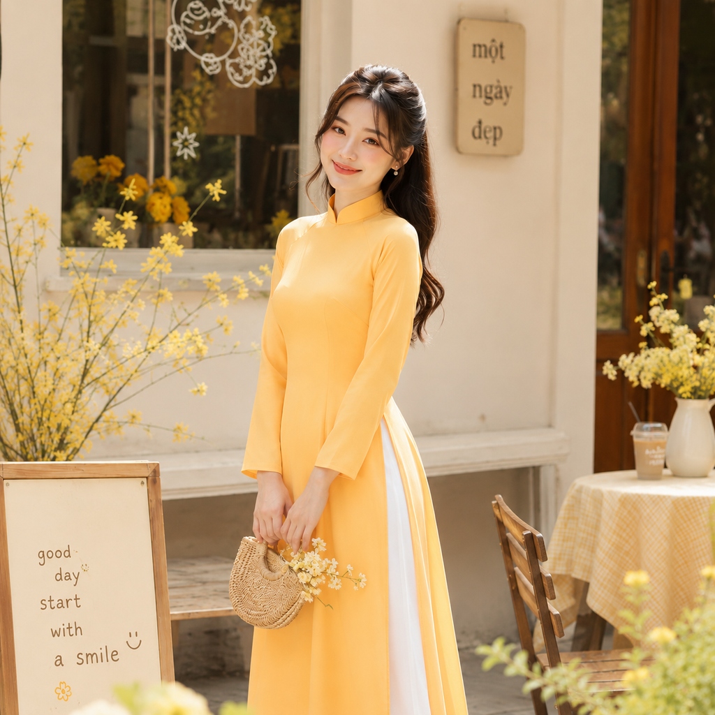 TOP NHỮNG MẪU ÁO DÀI VẢI TRƠN ĐẸP NHẤT 2026