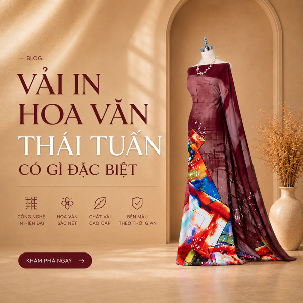 KHÁM PHÁ CHẤT LIỆU VẢI IN HOA VĂN THÁI TUẤN CÓ GÌ ĐẶC BIỆT
