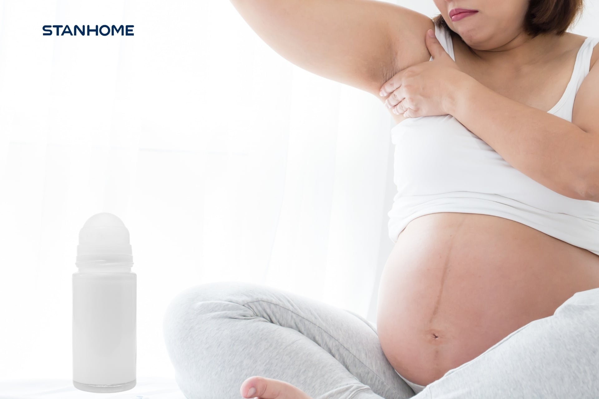 Lăn khử mùi có gây thâm nách khi mang thai?