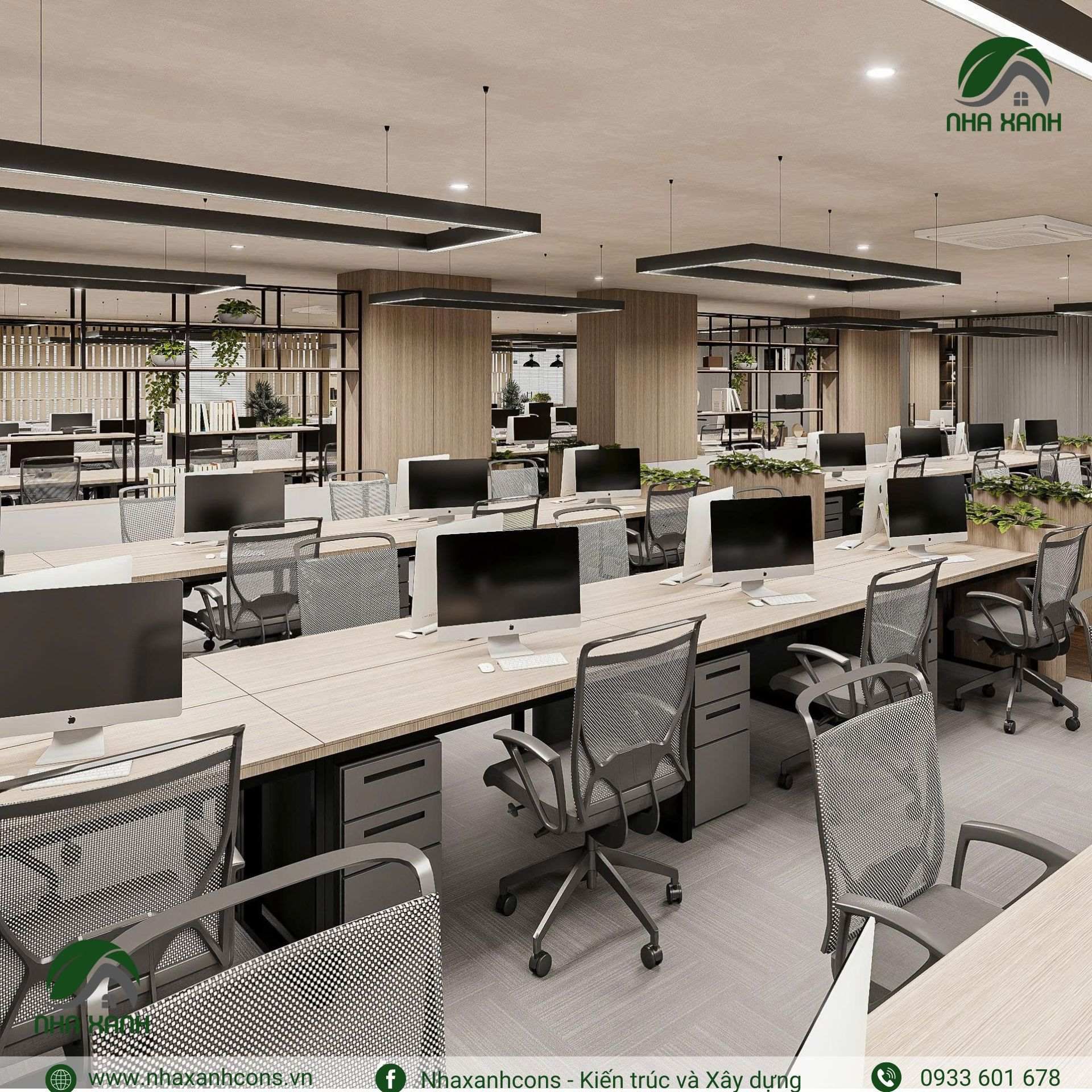 Thiết kế nội thất văn phòng công ty tại TPHCM hiện đại và hợp xu hướng