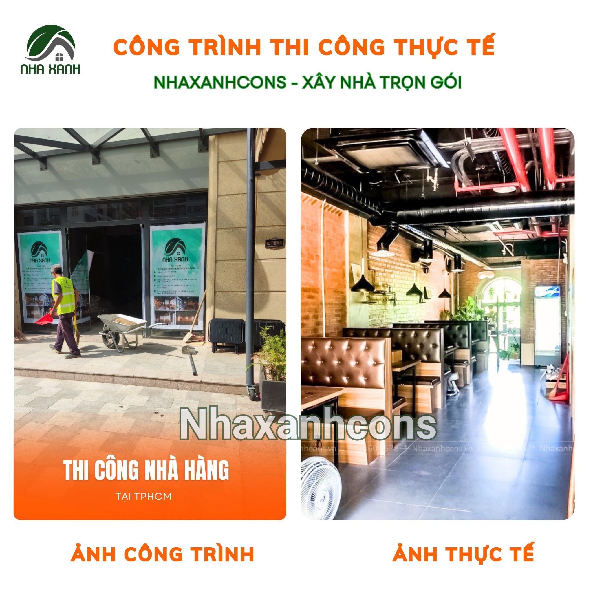 Thi công nhà hàng 5 tầng tại TP.HCM