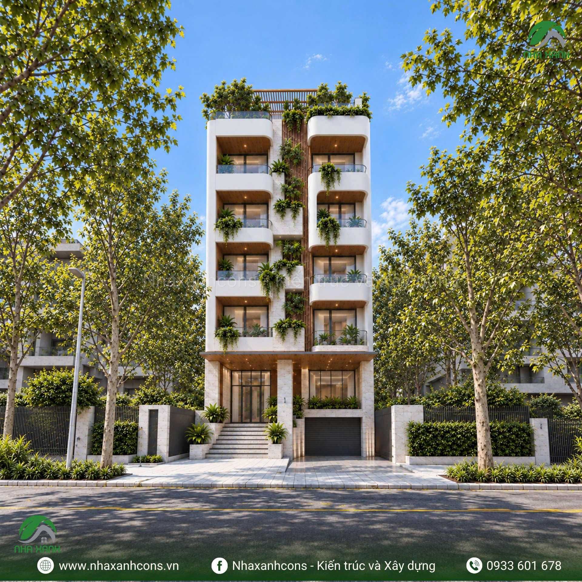 Thiết kế căn hộ dịch vụ 5 tầng hiện đại tại Đồng Nai - Tối ưu công năng cho mô hình lưu trú hiện đại