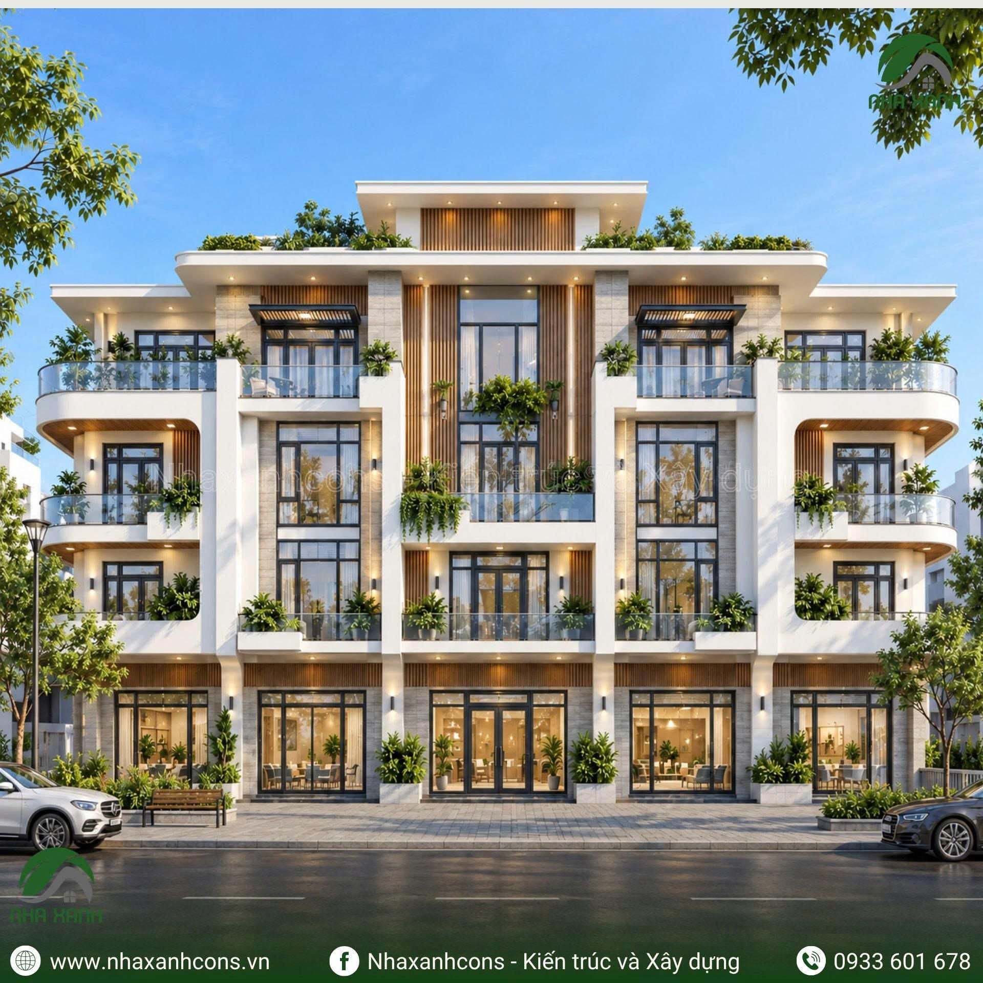 Thiết kế căn hộ dịch vụ kết hợp kinh doanh hiện đại - Tối ưu không gian ở và khai thác thương mại