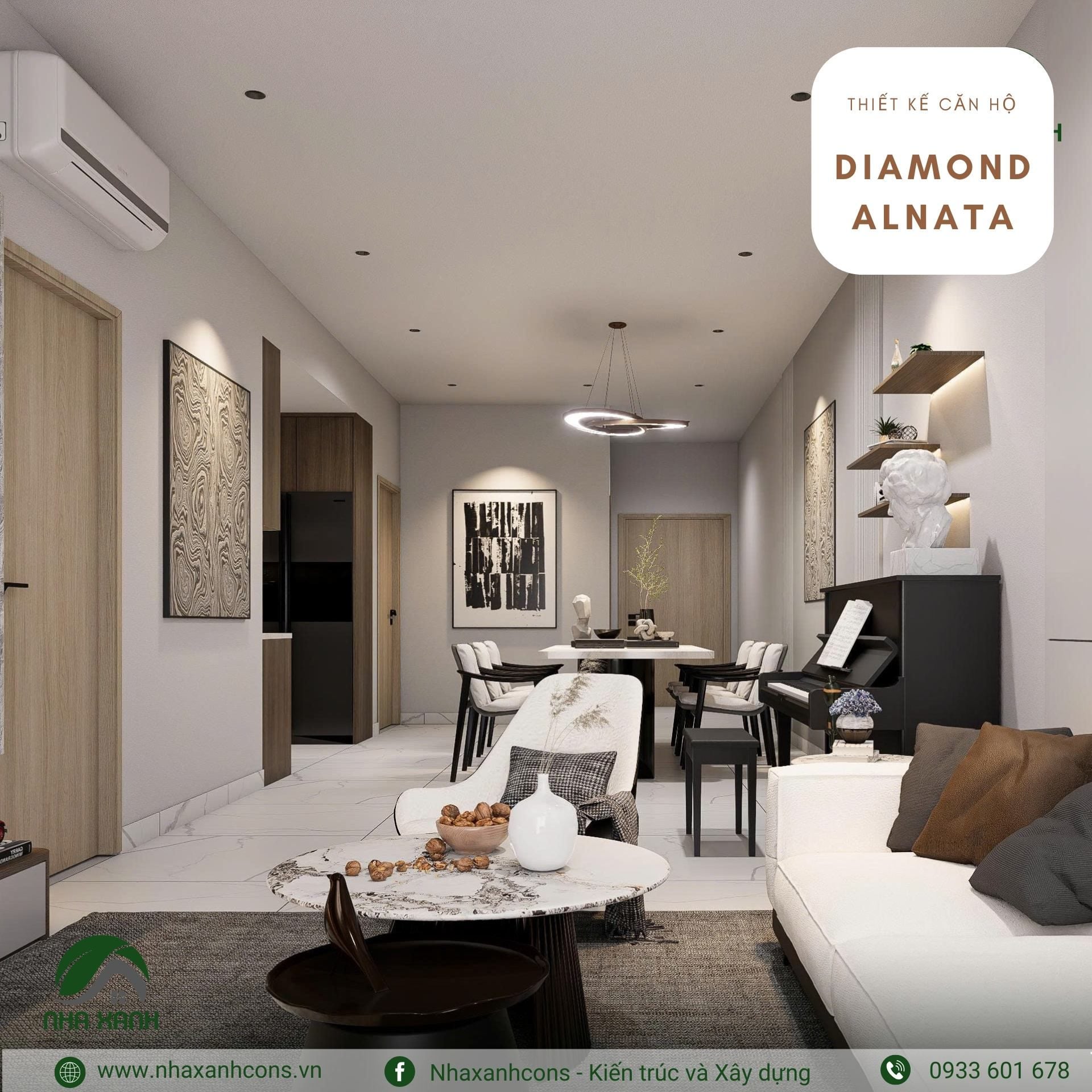 Thiết Kế Căn Hộ Celadon 150m2 Hiện Đại – Giải pháp không gian sống hiện đại tại Tân Phú