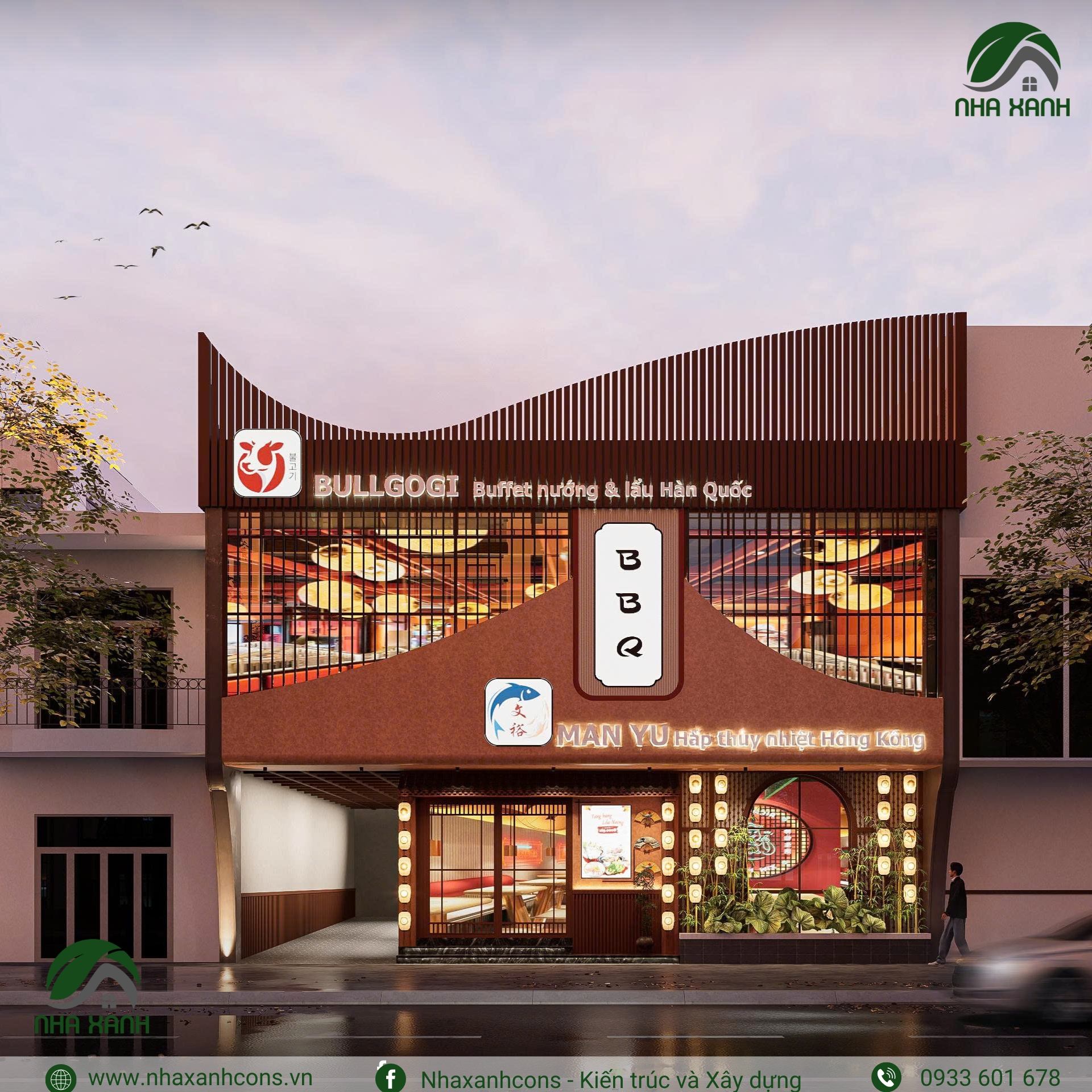 Thiết kế nhà hàng BBQ tại Bình Dương – Giải Pháp Kiến Trúc & Nội Thất Giúp Quán Luôn Đông Khách