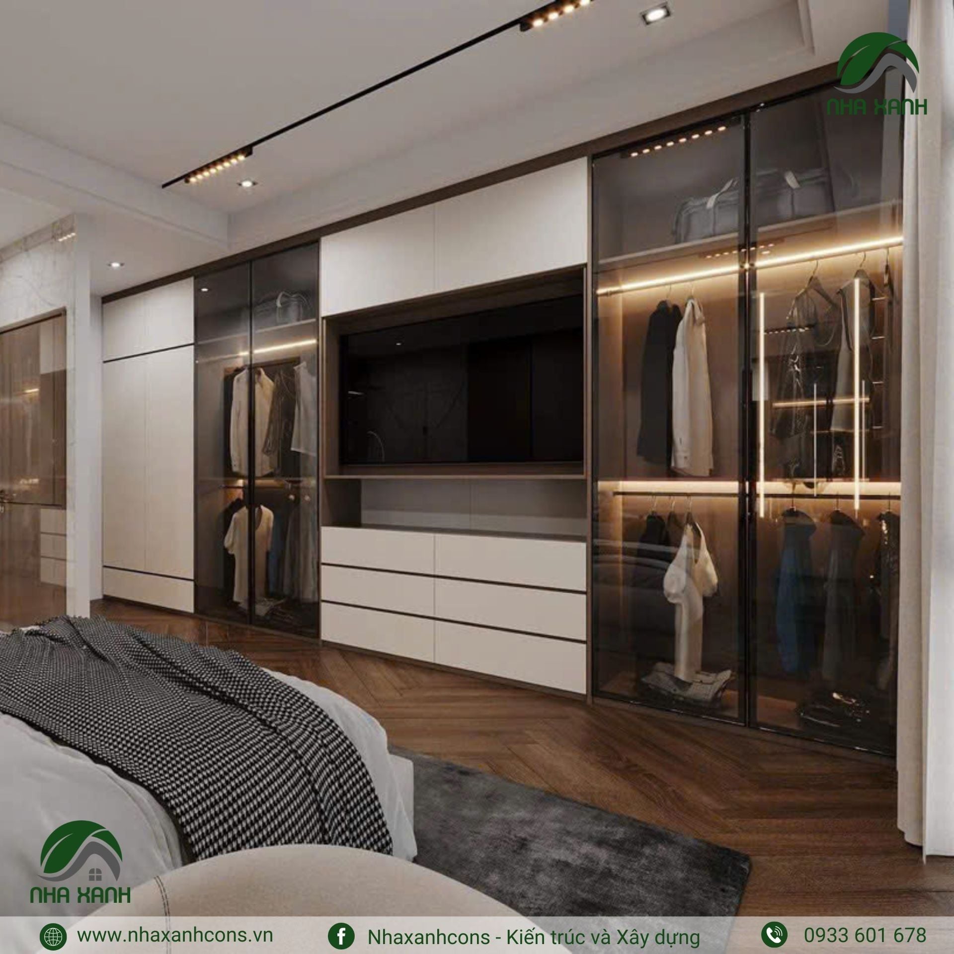 Thiết kế nội thất biệt thự sang trọng hiện đại tại TPHCM