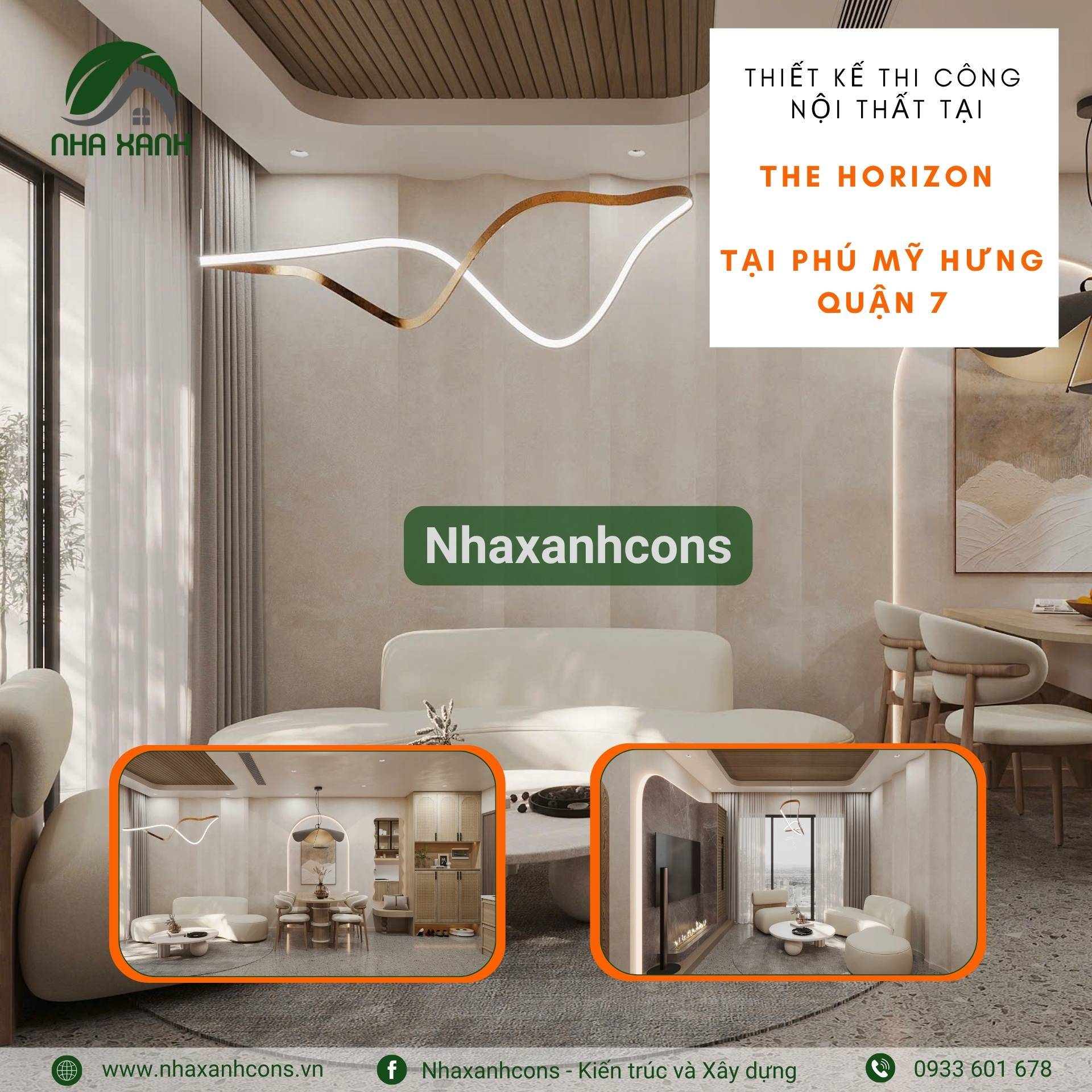 Thiết Kế Nội Thất Căn Hộ The Horizon Phú Mỹ Hưng - Quận 7 Đẹp, Tiện Nghi Và Đẳng Cấp