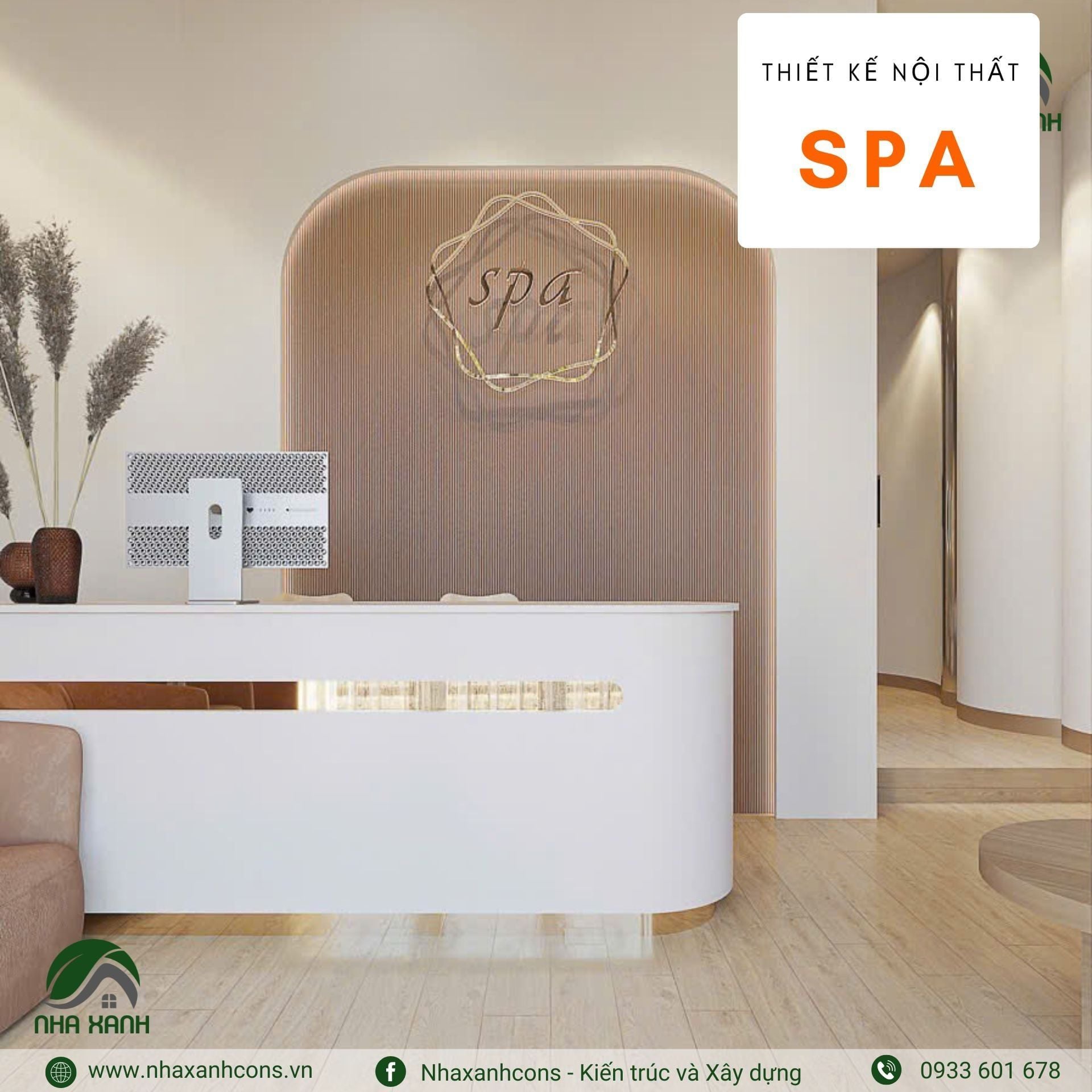 Thiết kế nội thất spa tại TPHCM tinh tế và chuyên nghiệp