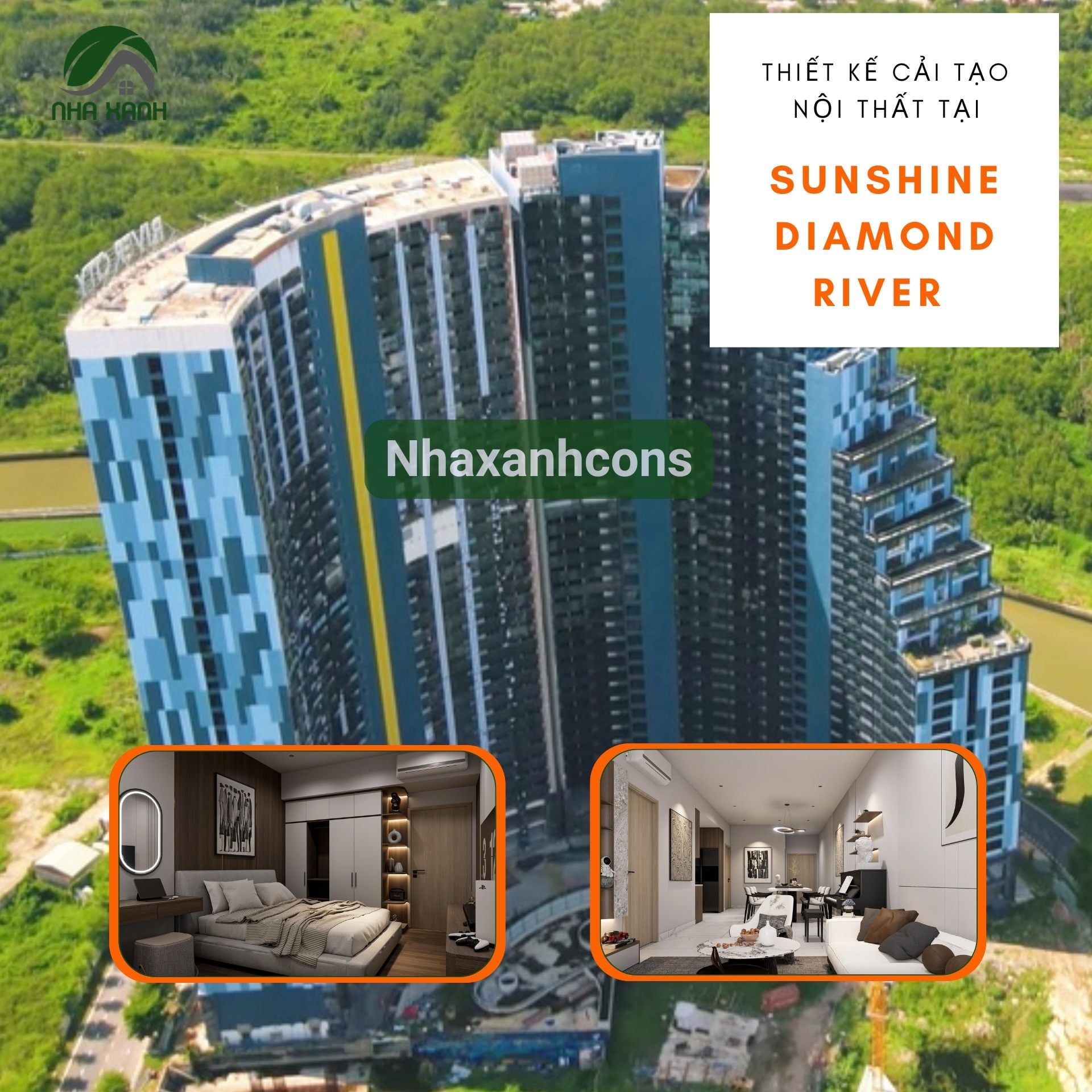 Thiết kế thi công nội thất căn hộ Sunshine Diamond River – Quận 7