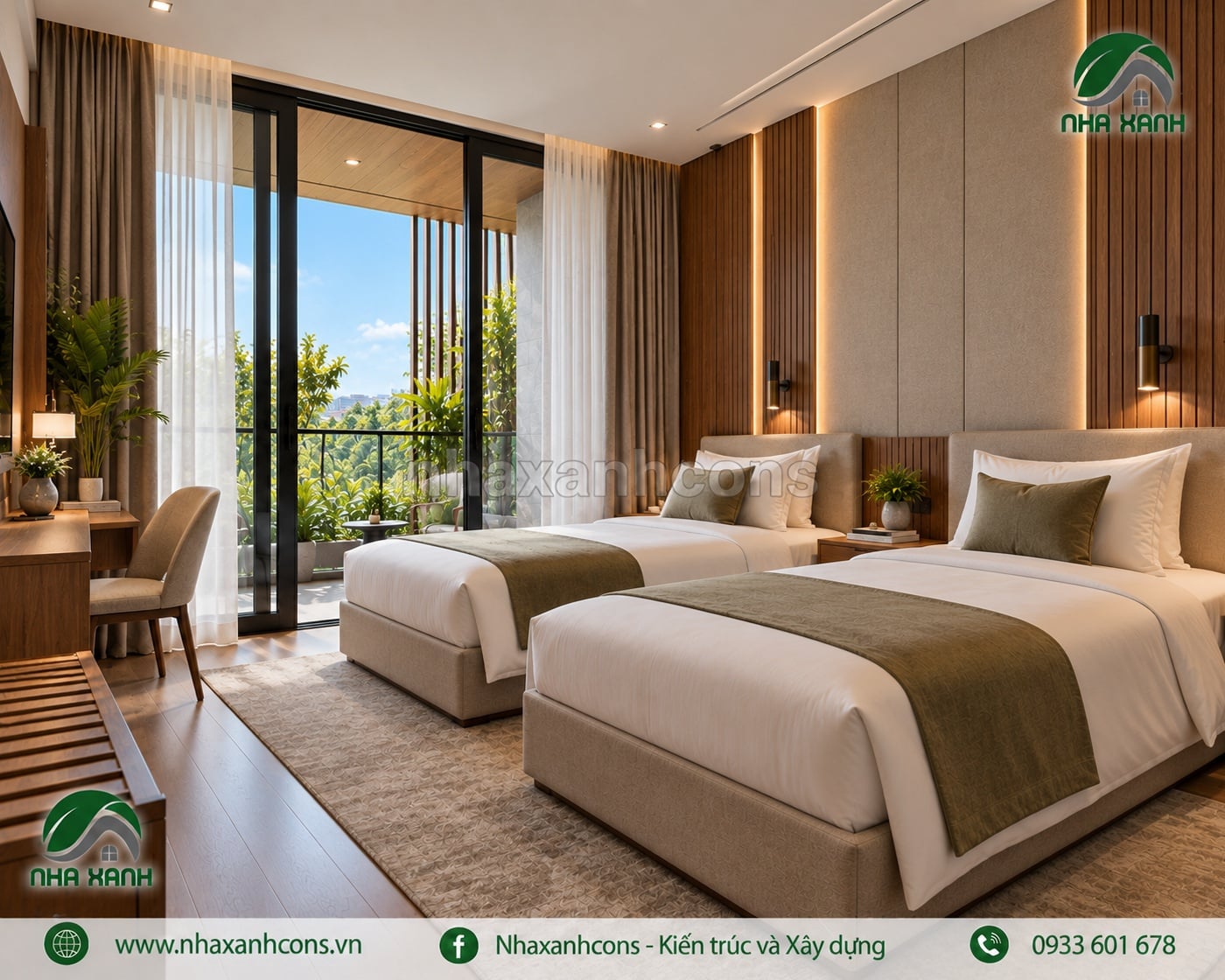 Thiết kế nội thất khách sạn tại Bình Dương