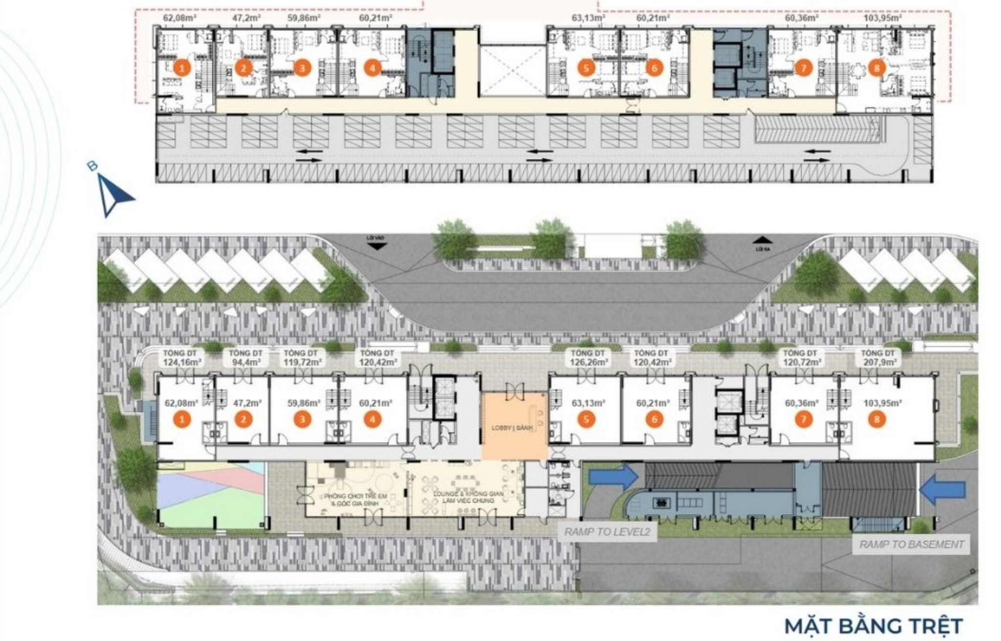 Mặt bằng căn hộ Mizuki Park – Bình Chánh