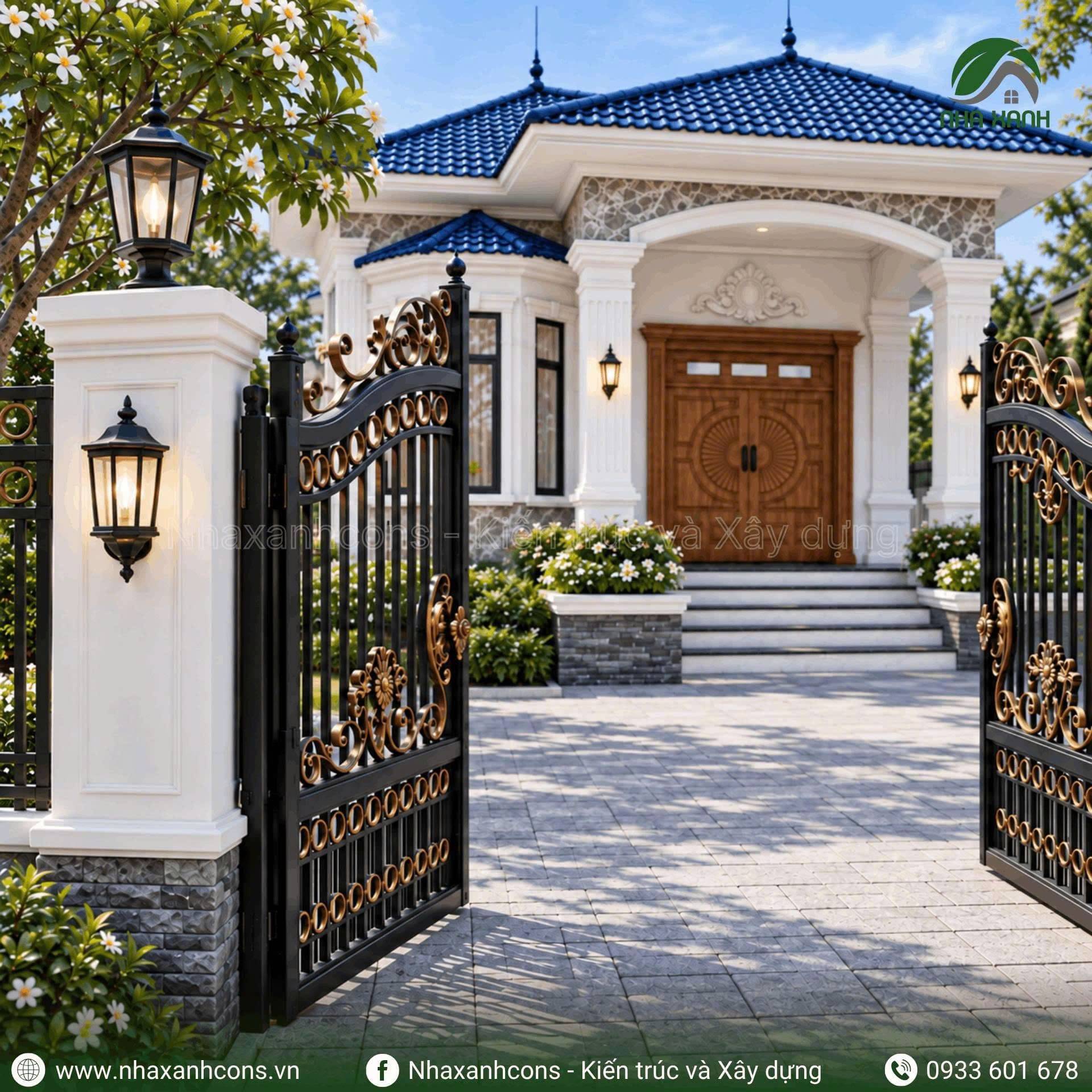 Biệt thự tân cổ điển mái Nhật