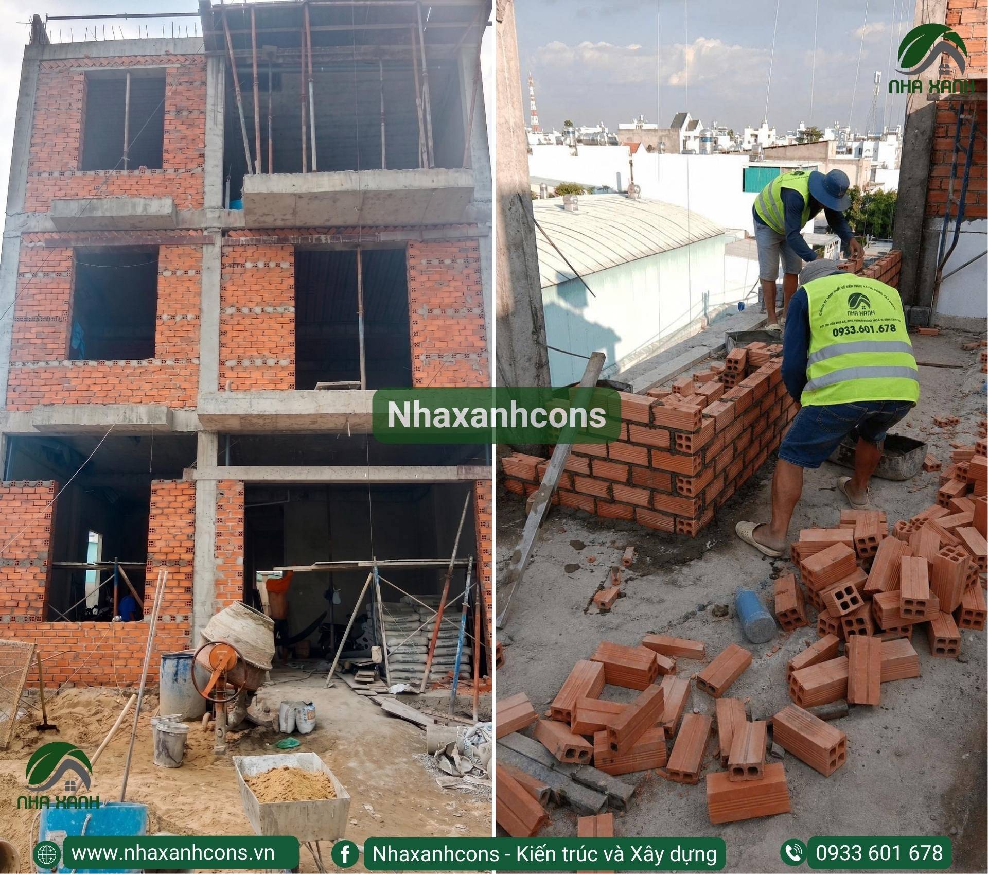 Thi công hoàn thiện biệt thự tân cổ điển 4 tầng