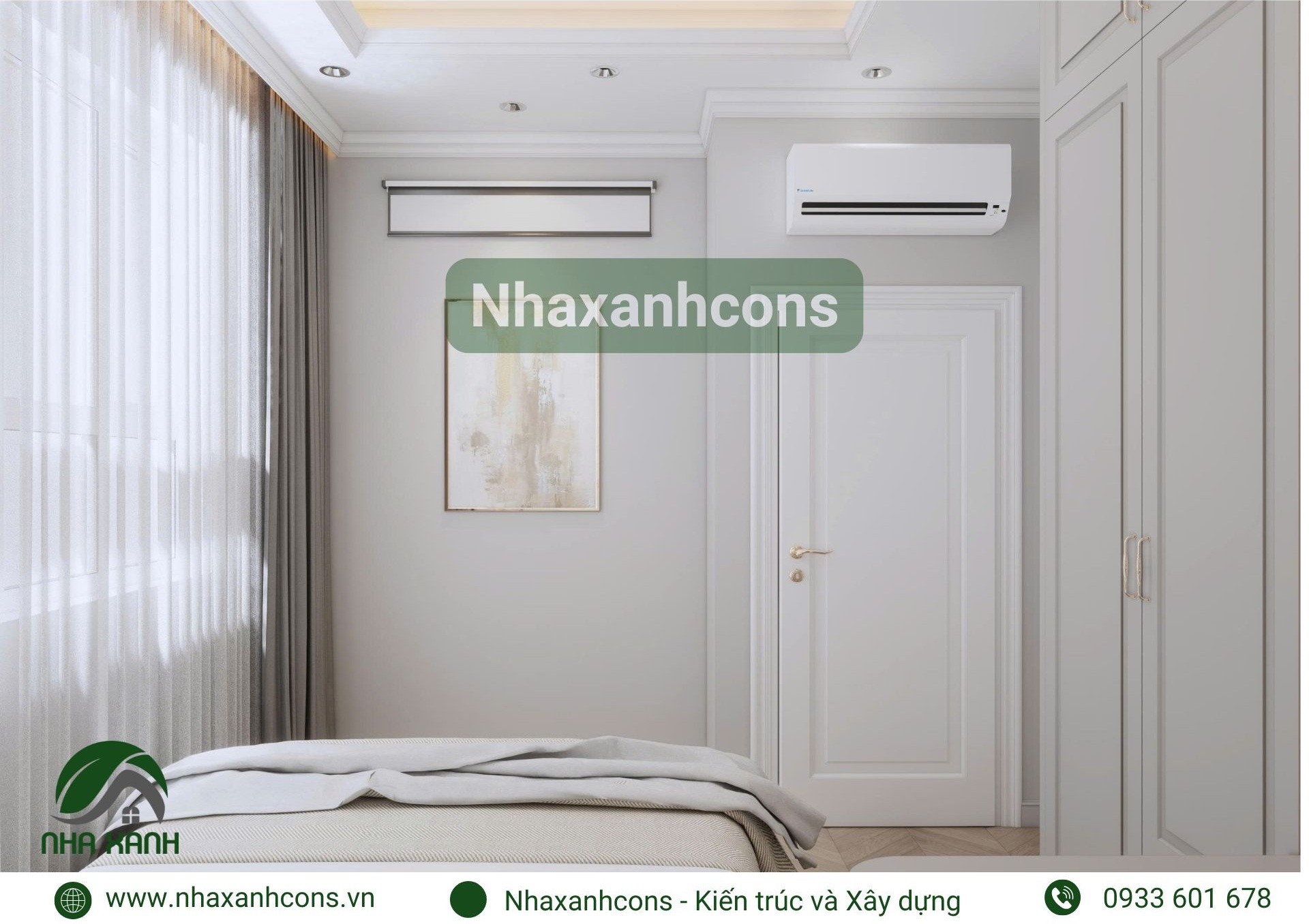 Thiết kế căn hộ 120m2 3 phòng ngủ tân cổ điển