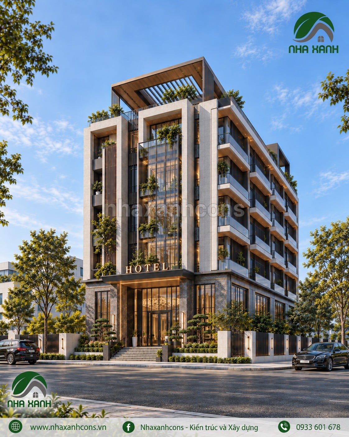 Kiến trúc khách sạn đẹp tại Bình Dương