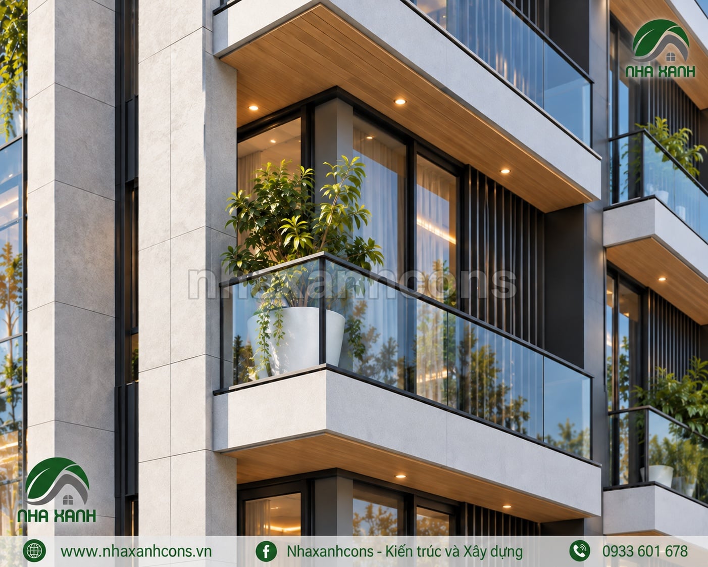 Ban công khách sạn đẹp hiện đại tại Bình Dương