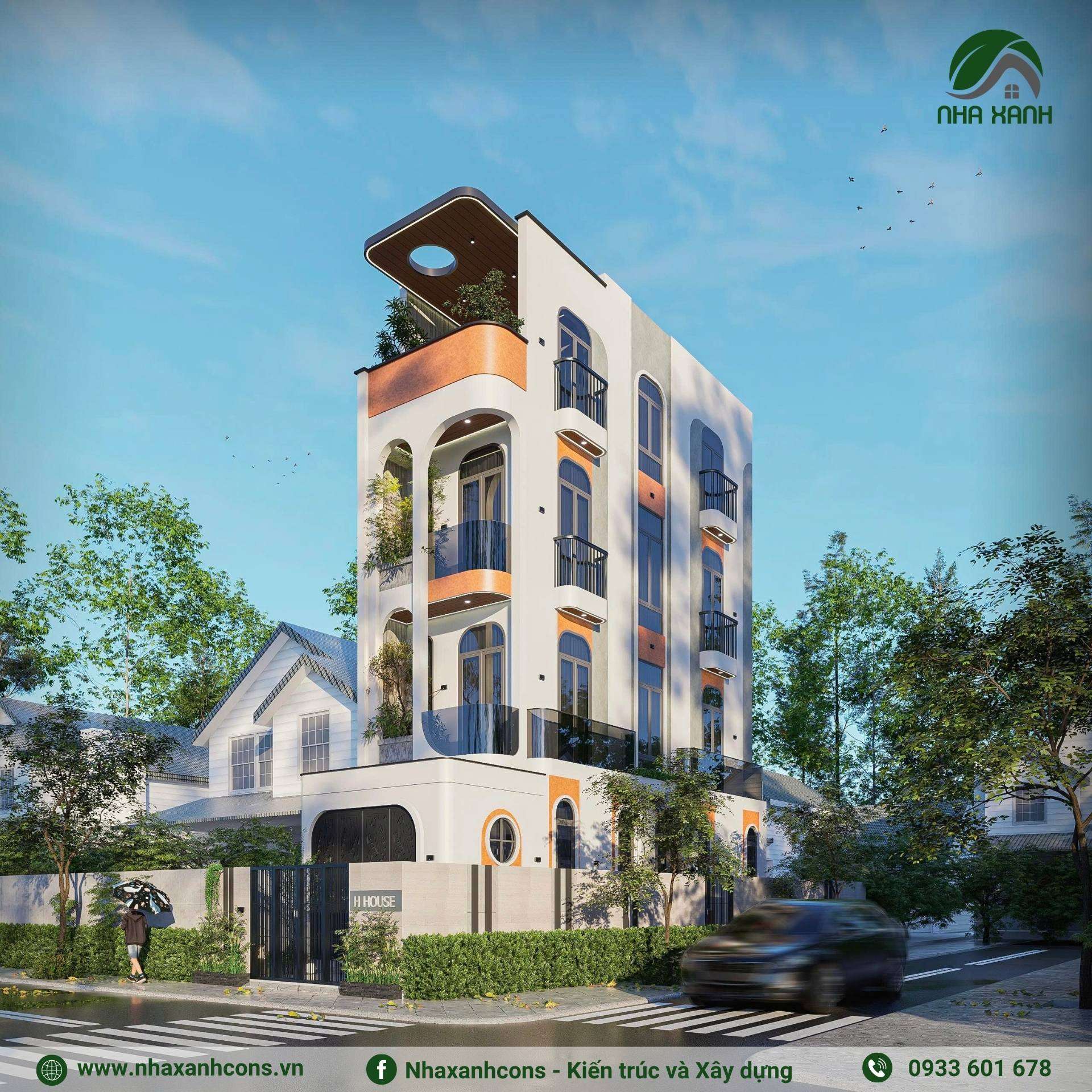 Nhà phố 2 mặt tiền
