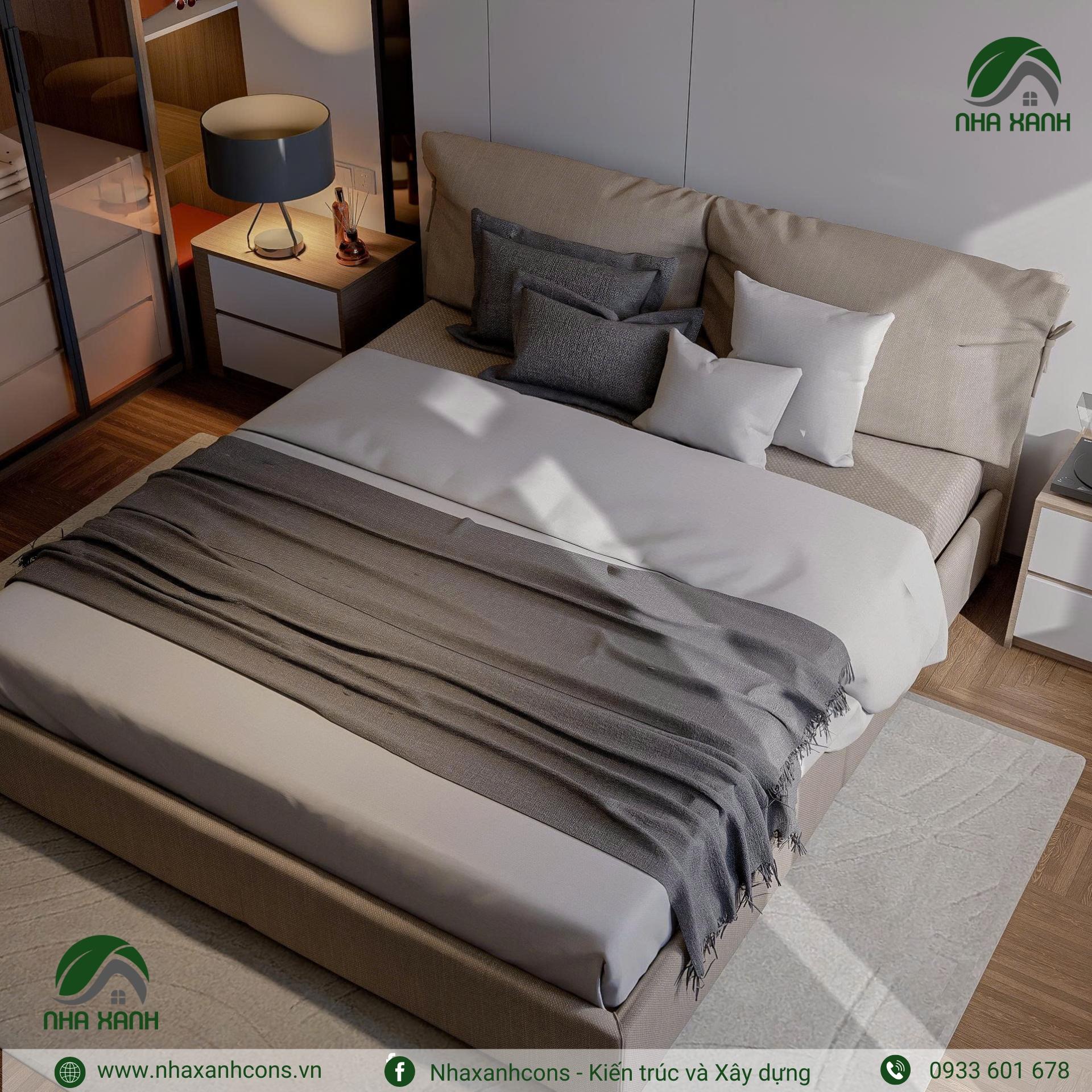 Thiết kế thi công nội thất phòng ngủ tại chung cư Sunshine City Saigon Quận 7