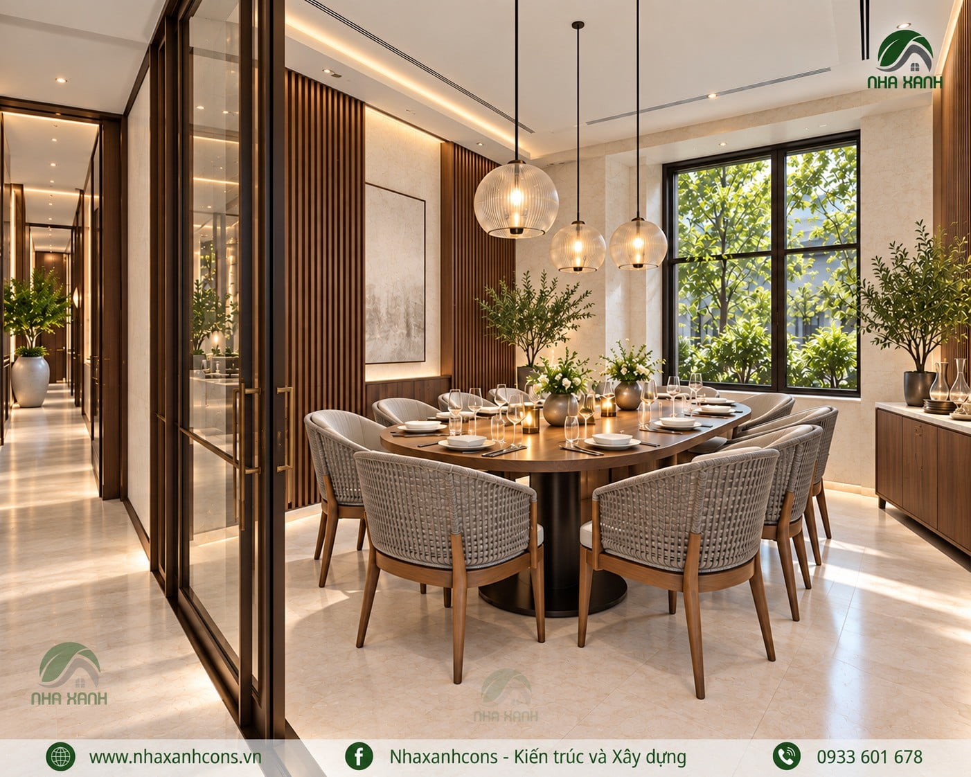 thiết kế phòng vip nhà hàng tại Vĩnh Long
