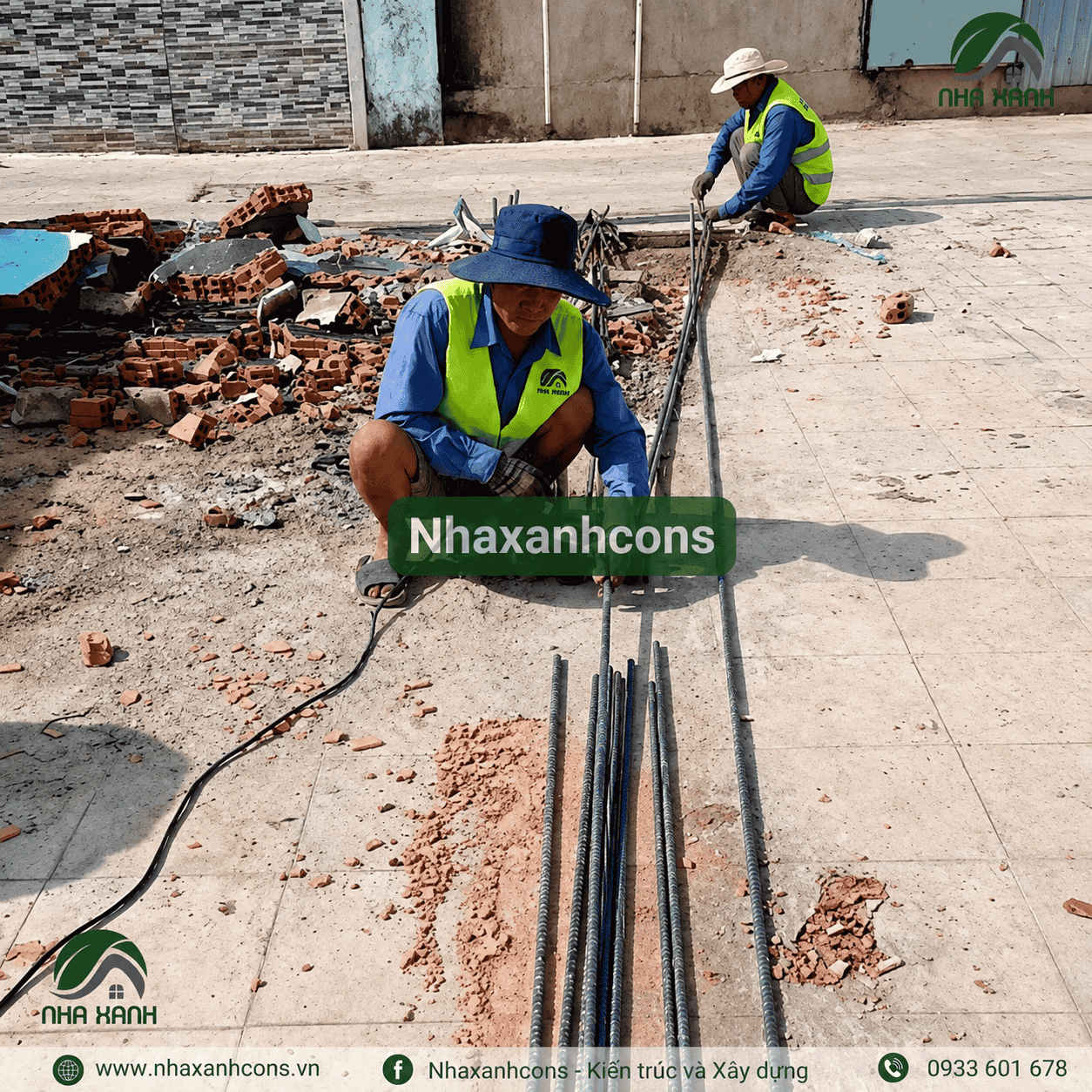 Thi công móng biệt thự