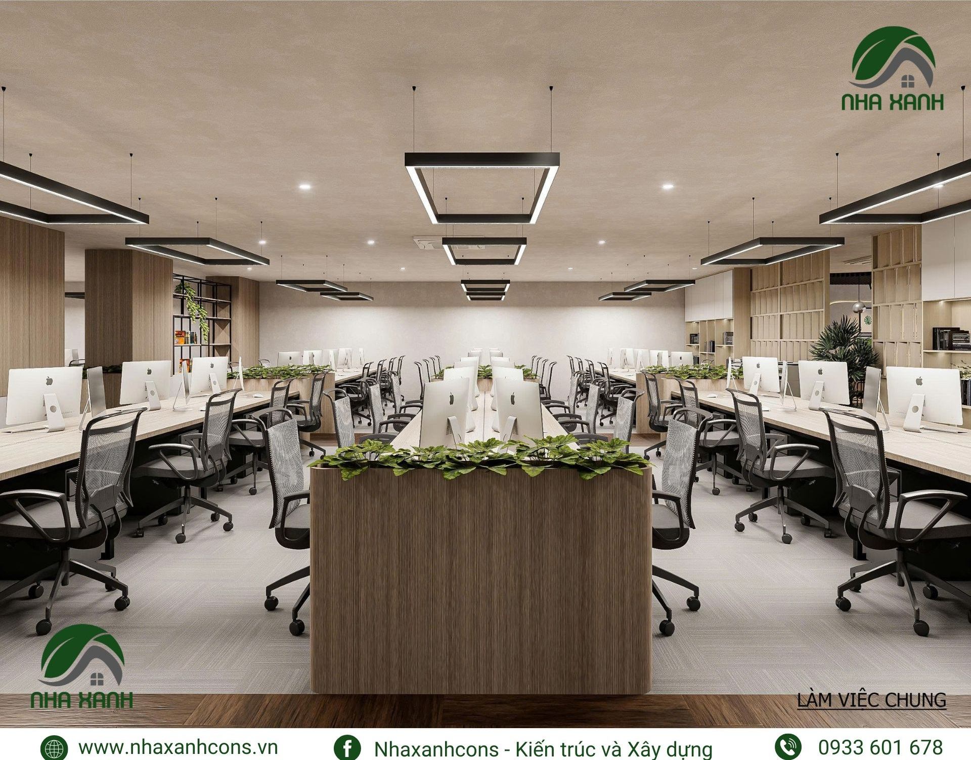 Thiết kế nội thất văn phòng công ty tại TPHCM