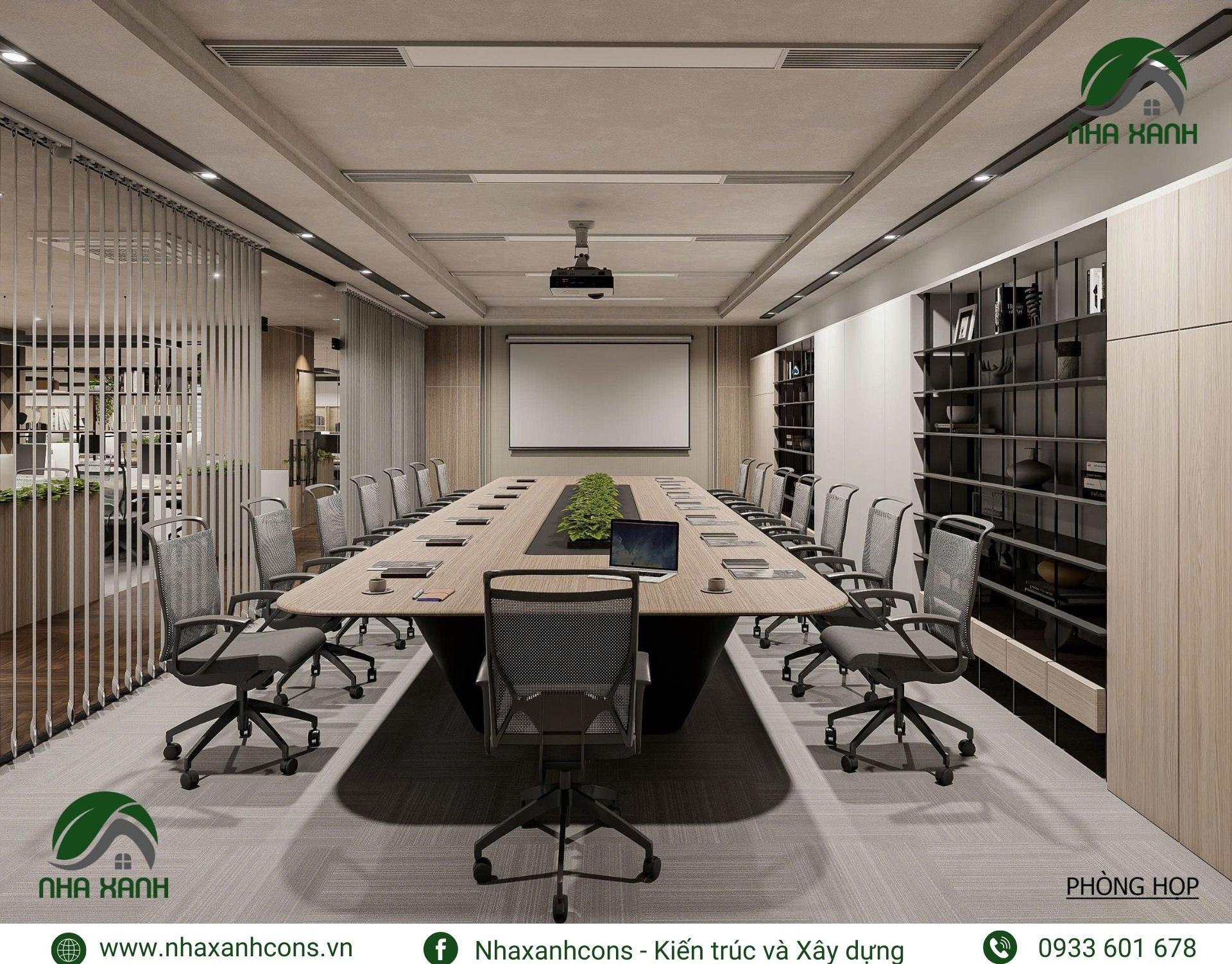 thiết kế phòng họp đẹp và sang trọng