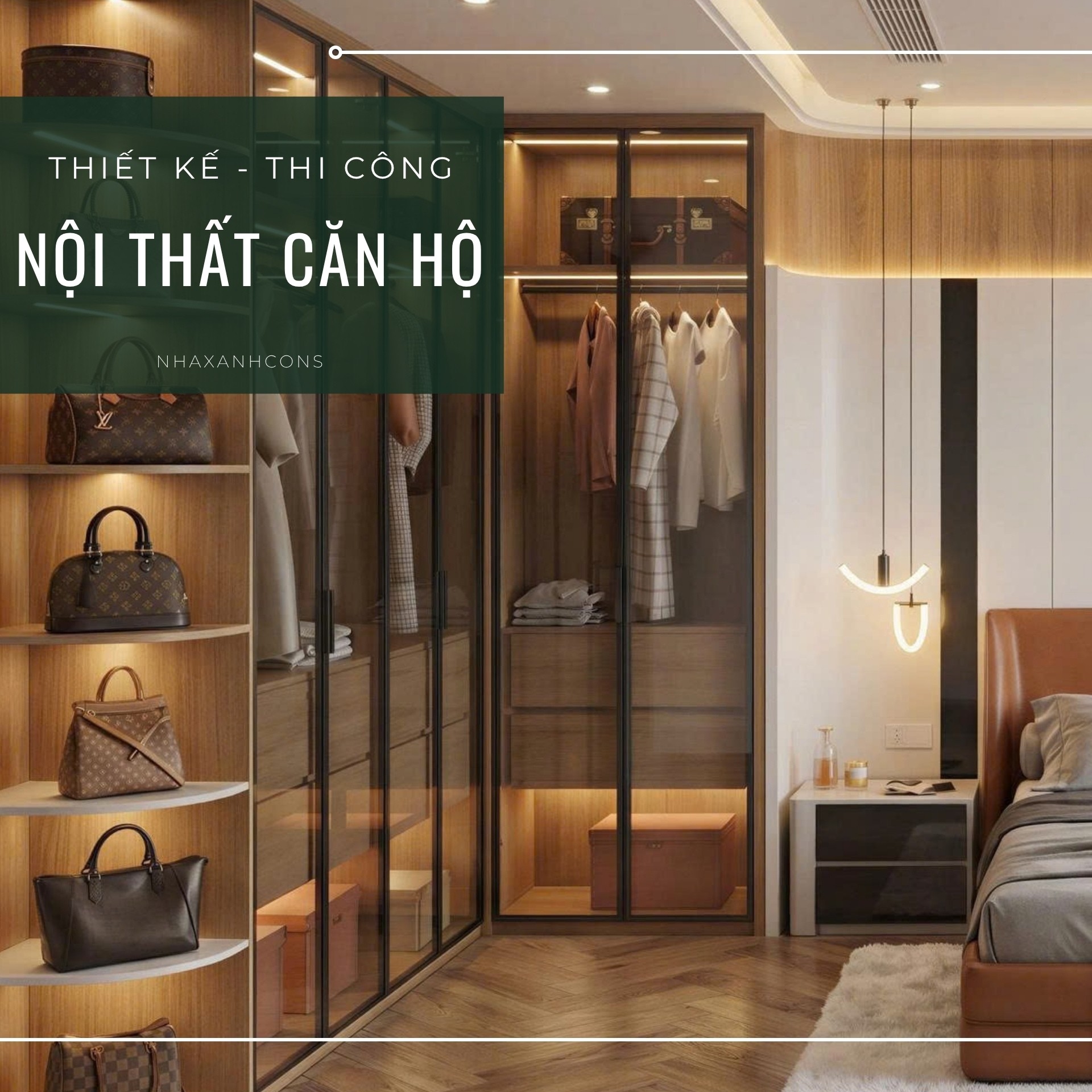 Thiết kế tủ quần áo phòng ngủ