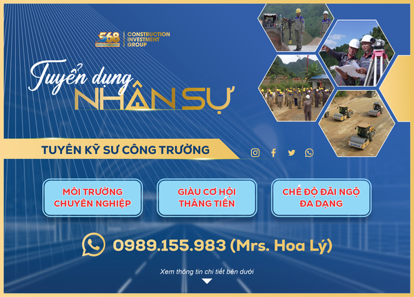 TUYỂN DỤNG KỸ SƯ CÔNG TRÌNH