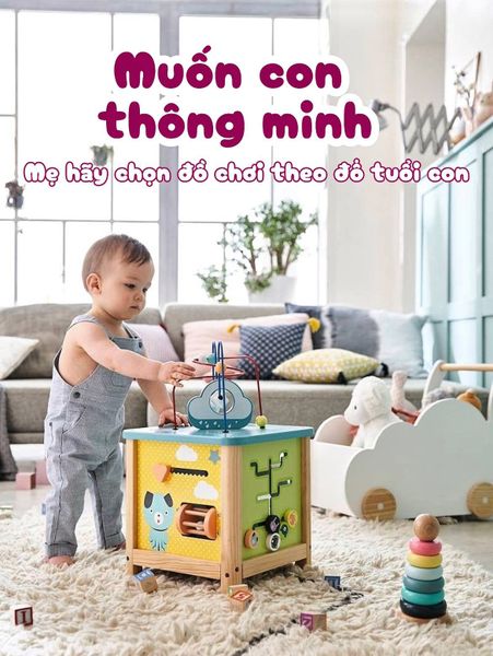 Những món đồ chơi giúp trẻ phát triển tư duy theo từng giai đoạn