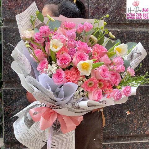 Gợi Ý Bó Hoa Hồng Đẹp Đơn Giản Dễ Tặng Nhiều Dịp