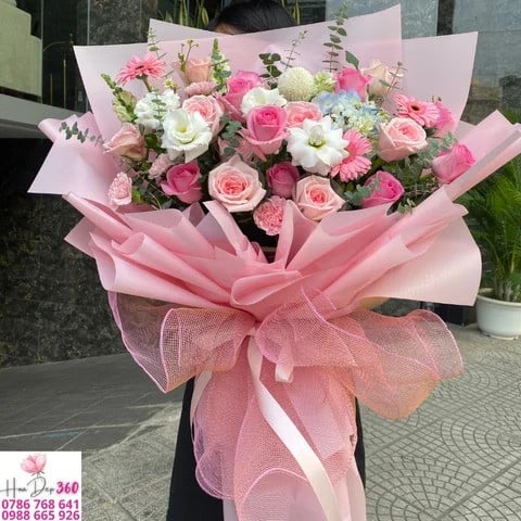 Hoa Chúc Mừng Thăng Chức Sang Trọng, Giao Đúng Dịp