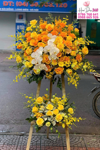 Cách Kết Hợp Hoa Khai Trương Theo Phong Cách Hiện Đại