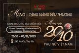 🌸 MANO MỪNG NGÀY PHỤ NỮ VIỆT NAM 20/10 - KHAI TRƯƠNG ĐỊA ĐIỂM MỚI 🌸