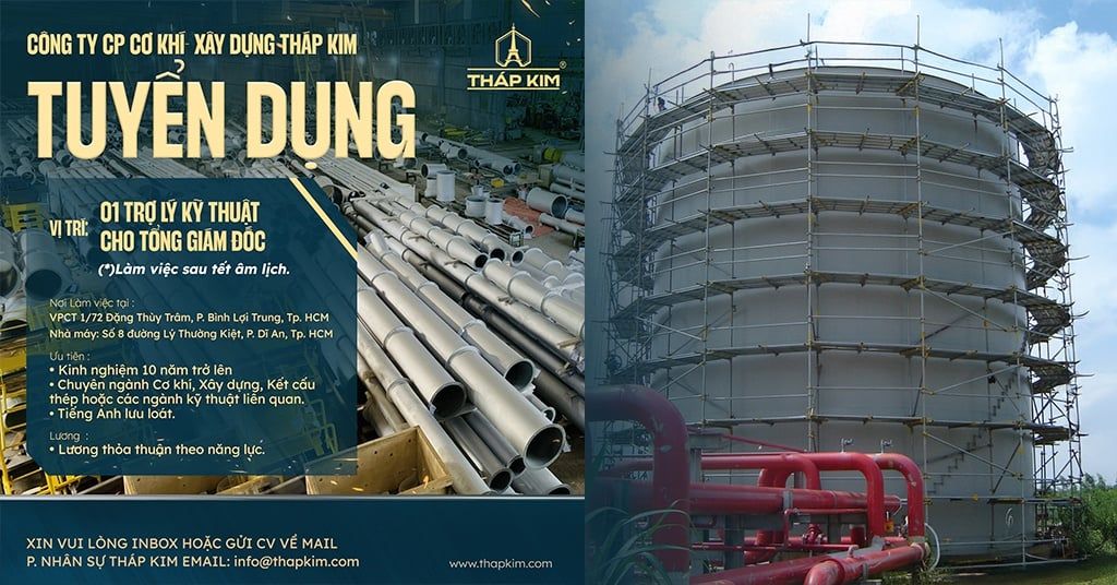 Tuyển Dụng: Trợ Lý Kỹ Thuật Cho Tổng Giám Đốc