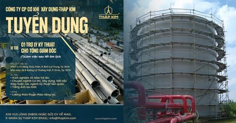 Tuyển Dụng: Trợ Lý Kỹ Thuật Cho Tổng Giám Đốc