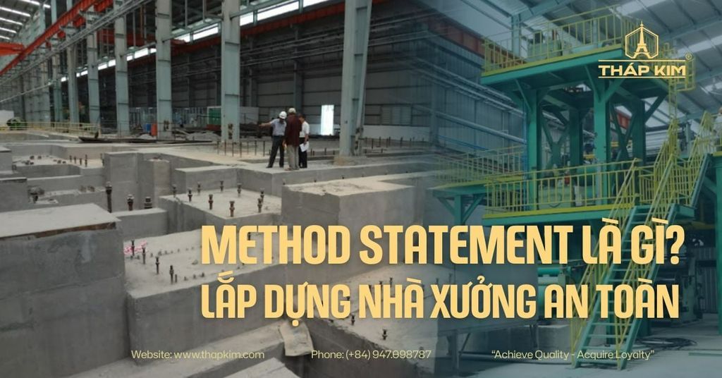 Biện Pháp Thi Công (Method Statement) Là Gì? Thuyết Minh Lắp Dựng Nhà Xưởng An Toàn