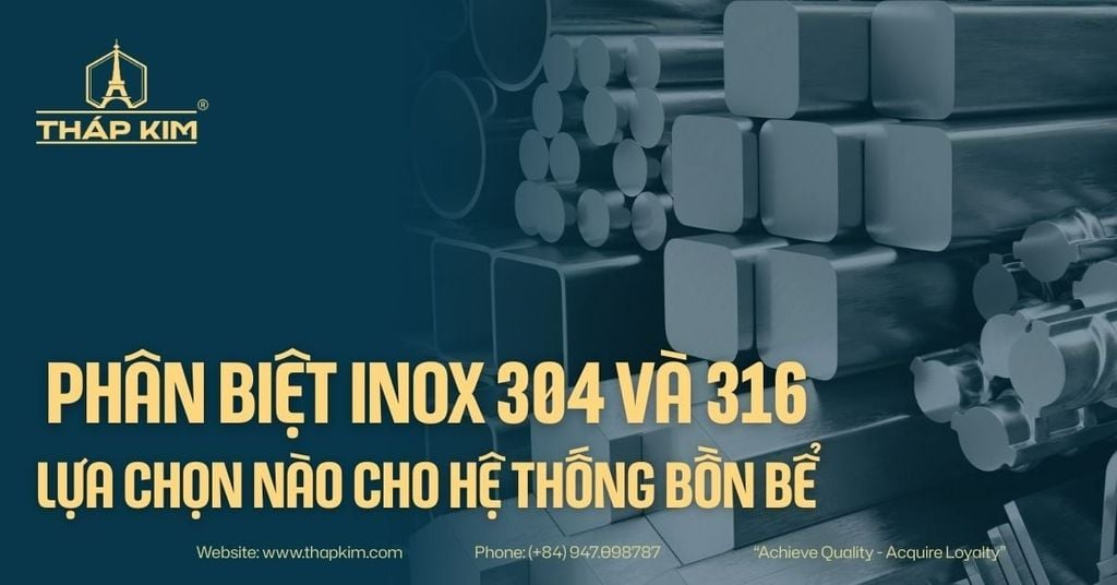 Phân Biệt Inox 304 Và 316: Lựa Chọn Nào Cho Hệ Thống Bồn Bể Công Nghiệp?