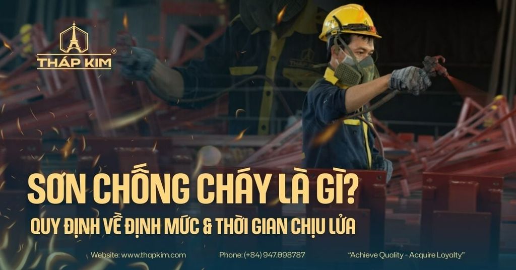 Sơn Chống Cháy Là Gì? Quy Định Về Định Mức & Thời Gian Chịu Lửa (45p, 90p, 120p)