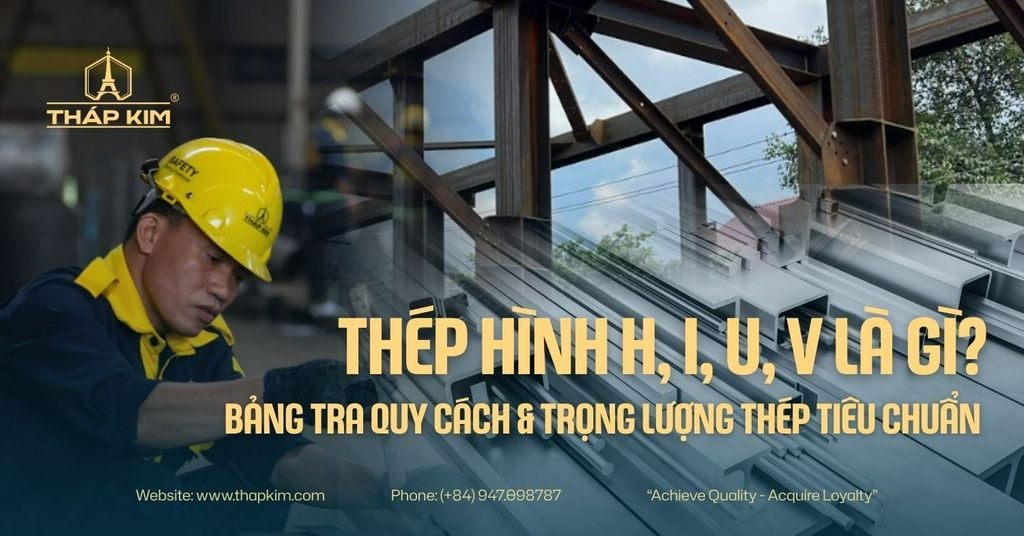 Thép Hình H, I, U, V Và Giải Pháp Gia Công Cơ Khí Theo Bản Vẽ Tại Tháp Kim