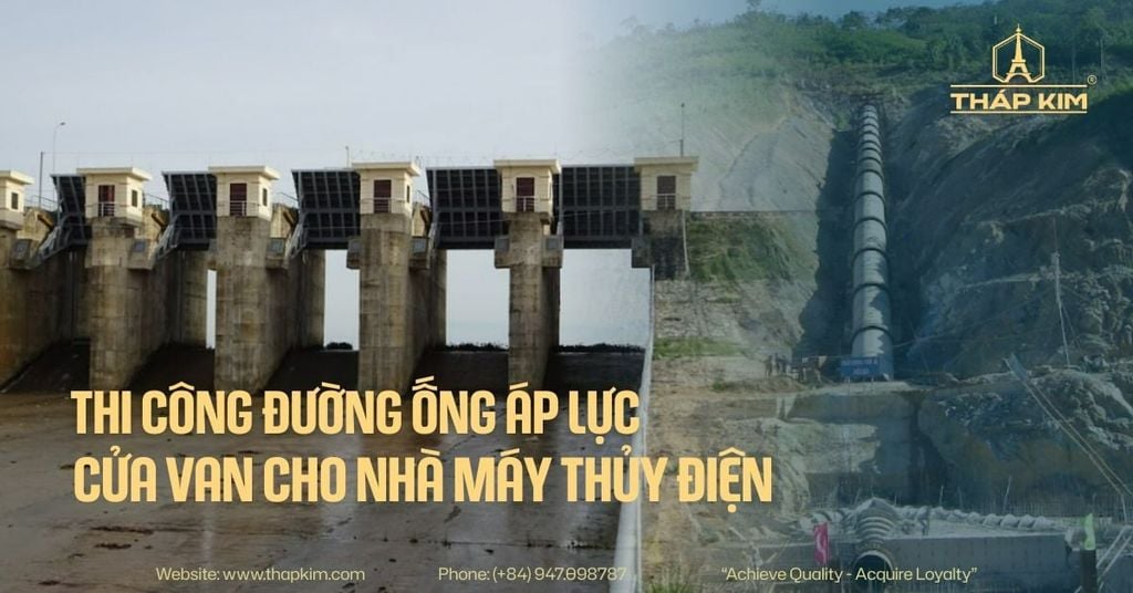 Thi Công Đường Ống Áp Lực (Penstock) Và Cửa Van Cho Nhà Máy Thủy Điện Chuẩn Quốc Tế