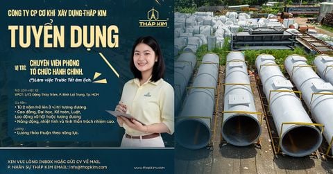 Tuyển Dụng: Chuyên Viên Phòng Tổ Chức Hành Chính