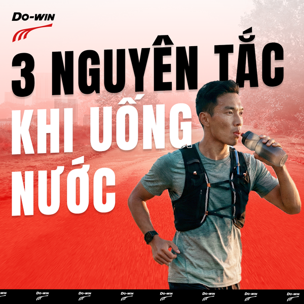 🏃‍♂️3 NGUYÊN TẮC UỐNG NƯỚC KHI CHẠY BỘ