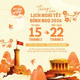 🧧DO-WIN THÔNG BÁO LỊCH NGHỈ TẾT BÍNH NGỌ 2026 🧧