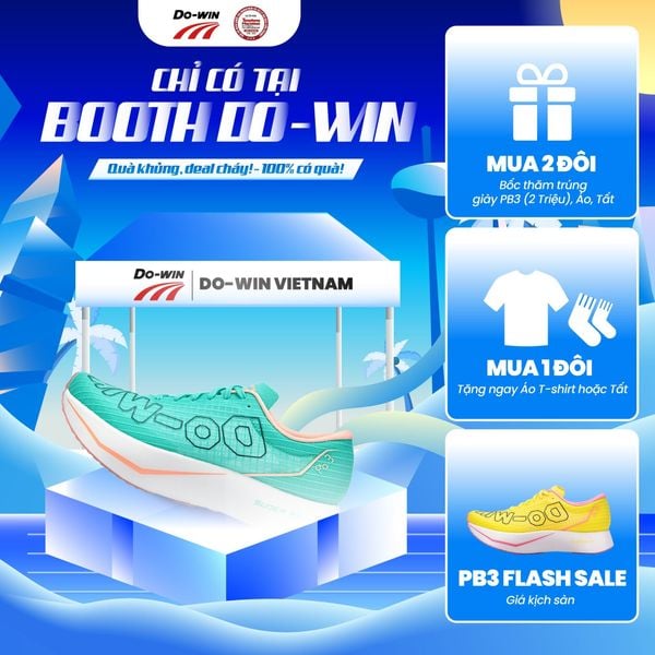 🎁 CHỈ CÓ TẠI BOOTH DO-WIN VIETNAM TIỀN PHONG MARATHON 2026: QUÀ KHỦNG, DEAL CHÁY!