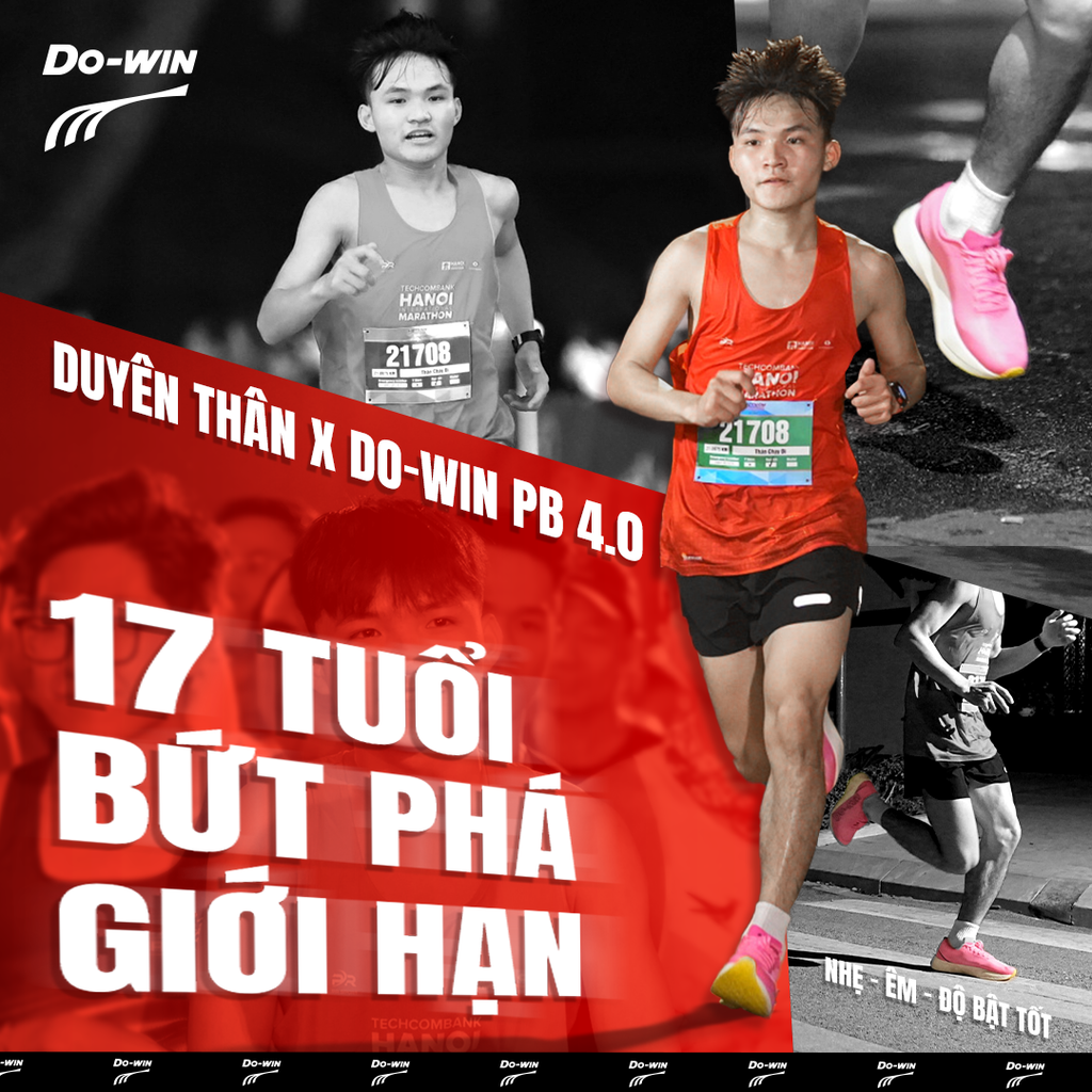 🔥17 tuổi – Duyên Thân và những bước chạy vượt giới hạn cùng Do-Win PB 4.0🏃‍♂️