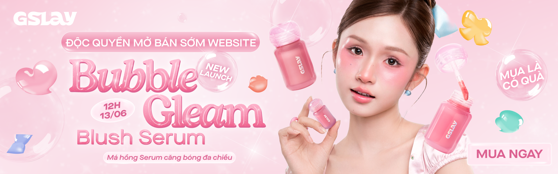 BUBBLE GLEAM BLUSH SERUM