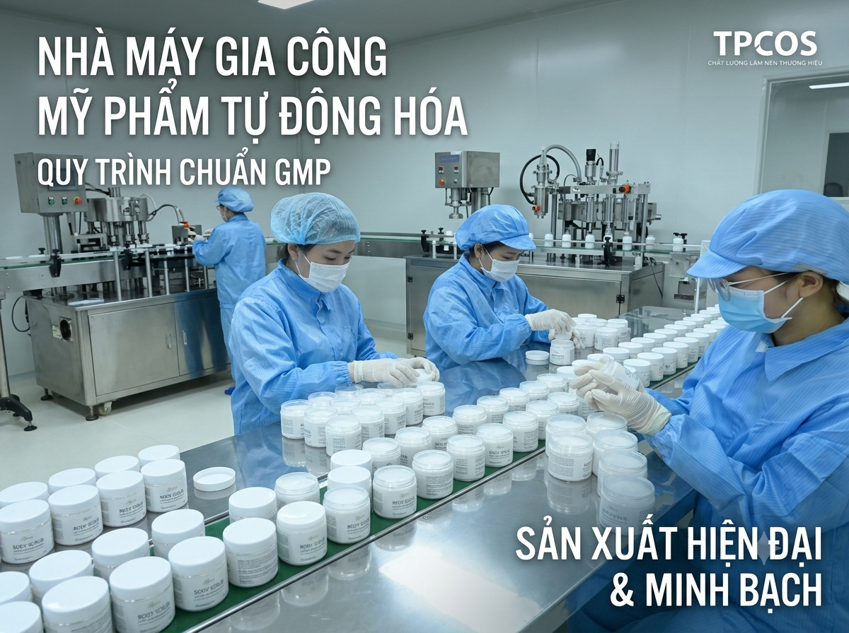 TPCOS - Giải Pháp Gia Công Mỹ Phẩm OEM/ODM Chuẩn Quốc Tế