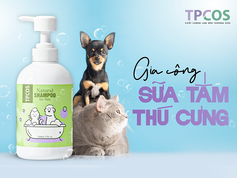 GIA CÔNG SỮA TẮM THÚ CƯNG – THỊ TRƯỜNG 